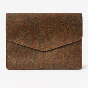 Etro Multicolor Paisley Clutch